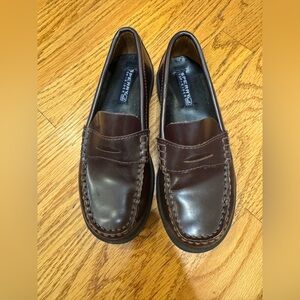 Sperry Kids Maroon Brown Loafers